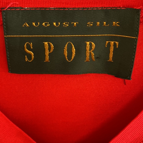 Red Silk T Shirt - Picture 2 of 4